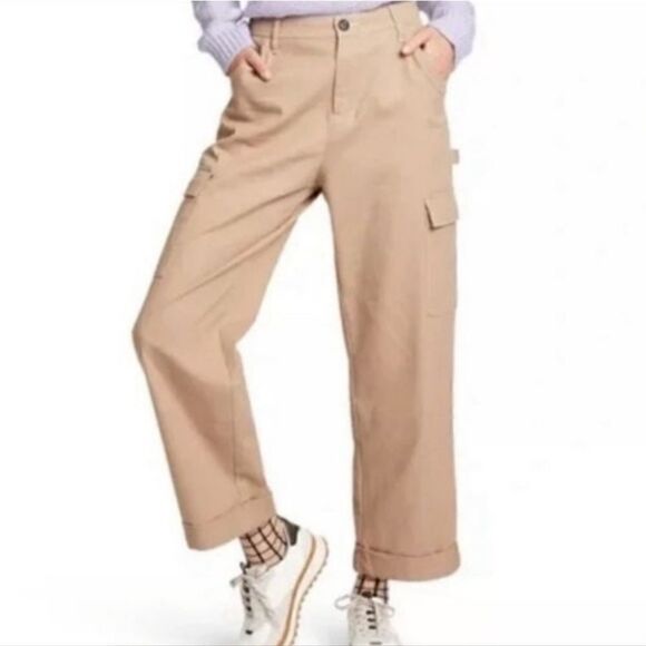 Sandy Liang Baggy Cargo Pants - Picture 2 of 14